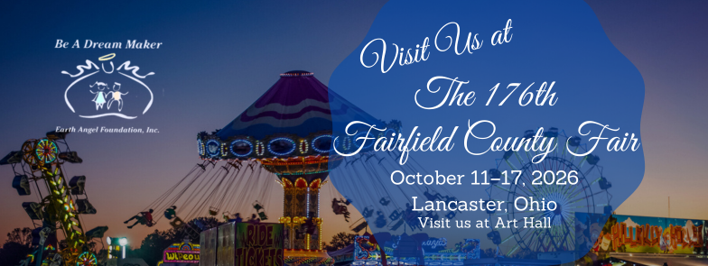 Visit us at the 176th Fairfield County Fair, October 11 to 17, 2026, Lancaster, Ohio. Visit us at Art Hall.